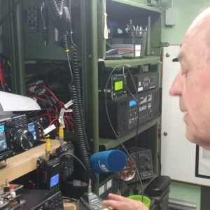 OM Harald DA6HA beim Funkbetrieb