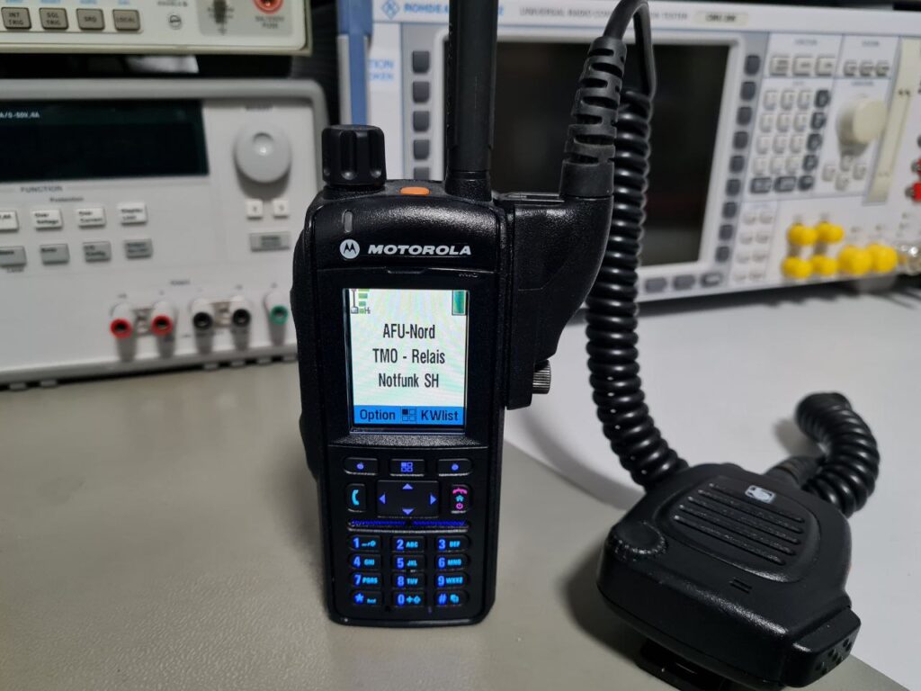 TETRA HRT MTP 6550 vorbereitet für den Amateurfunk